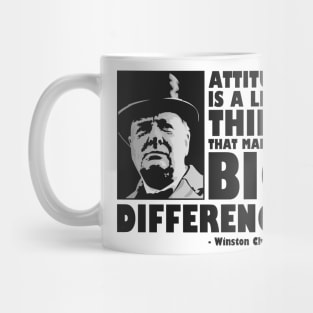 Winston Churchill - Motivational Quote Mug